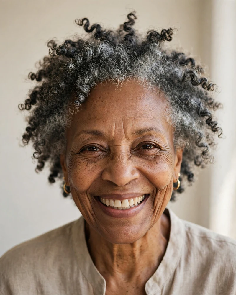 Bantu Knot-Out Curls - 17 Hairstyles for Black Women Over 70 to Try Today
