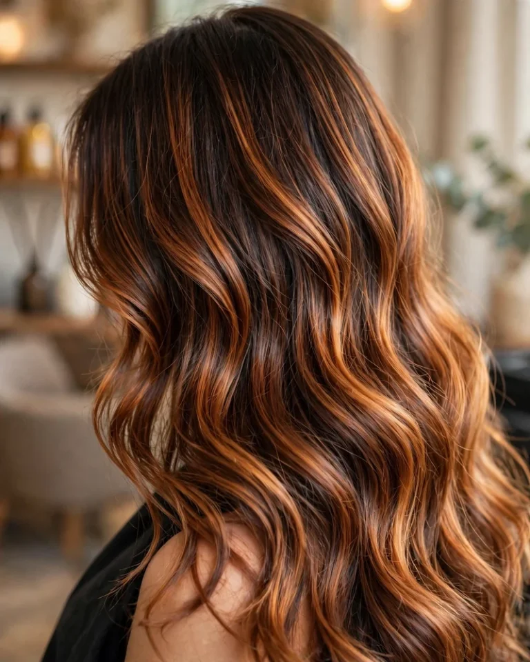 14 Caramel Copper Balayage Ideas Brunettes Will Love