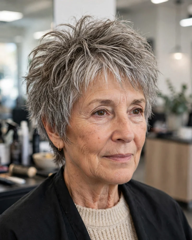 Cropped Shag for Thin Hair - 21 Hairstyles for Women Over 60 With Thin Fine Hair