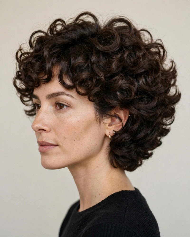Curly Stacked Bob - 20 Stacked Bob Haircut Ideas for a Chic New Look Today