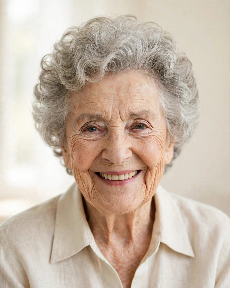 Gentle Curly Crop for Natural Volume - 18 Hairstyles for Women Over 80 That Feel Fresh Today