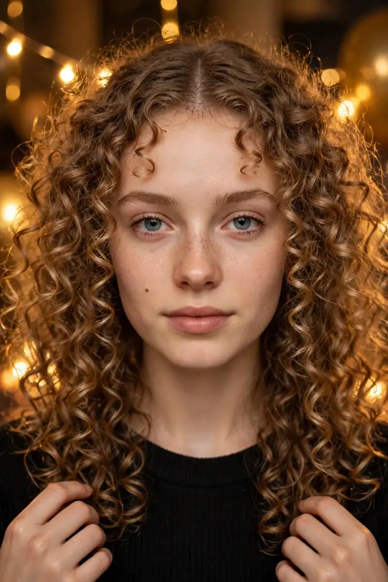 Soft Corkscrew Curls - 18 Party Hairstyles for Thin Fine Hair That Wow Now