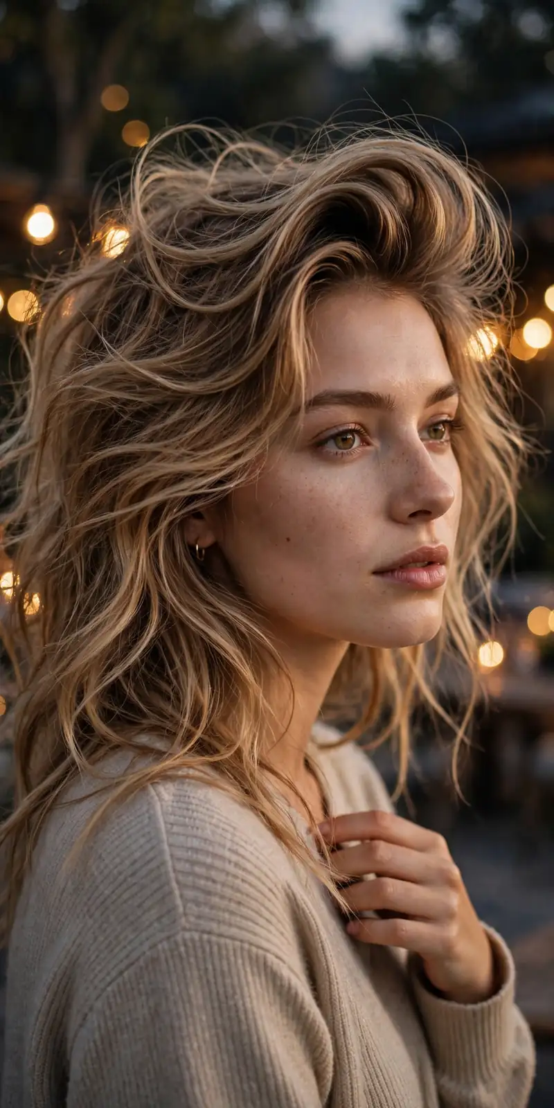 Beachy Waves with a Deep Side Part - 18 Party Hairstyles for Thin Fine Hair That Wow Now