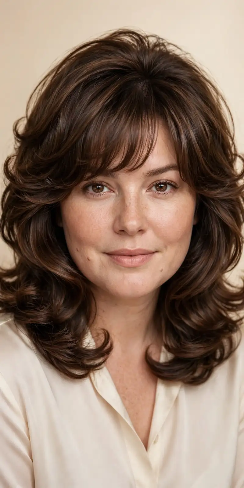 Asymmetric Bangs with a Textured Bob - 15 Bangs Hairstyles for Oval Faces That Look Great