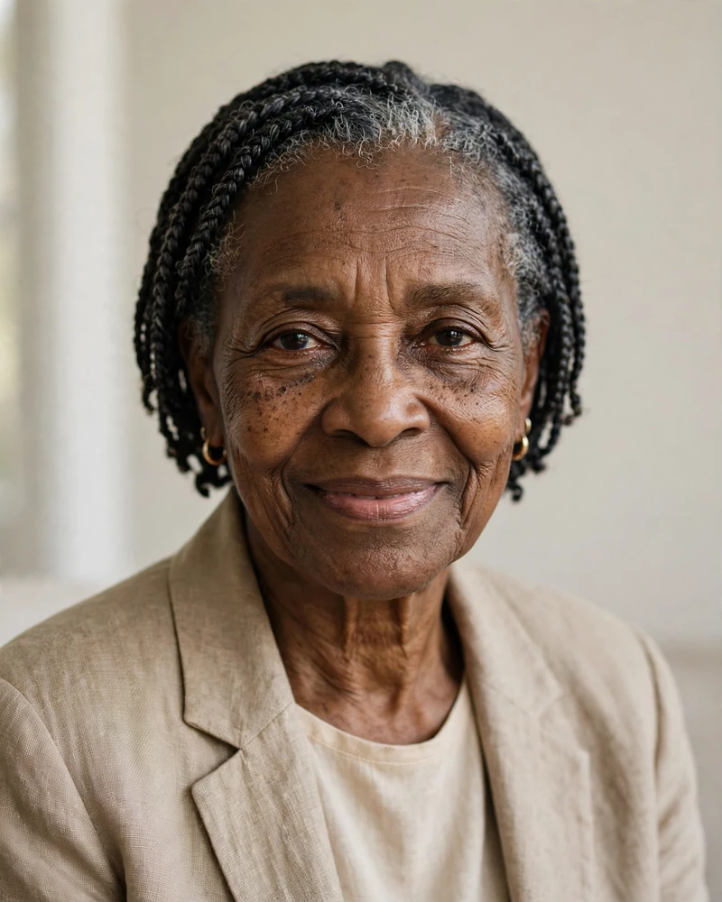Knotless Short Braids - 17 Hairstyles for Black Women Over 70 to Try Today