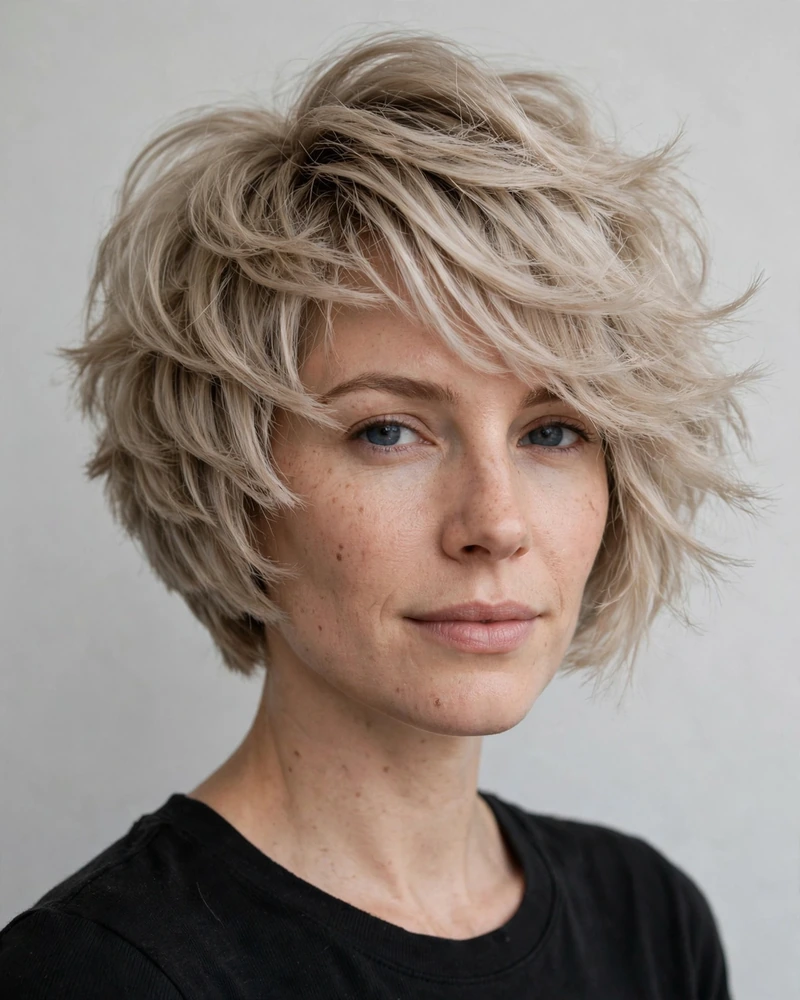 Razored Textured Stacked Bob - 20 Stacked Bob Haircut Ideas for a Chic New Look Today