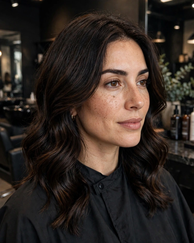 Reverse Balayage for Dark Brunettes - 19 Tone on Tone Balayage Ideas for Brunettes to Try
