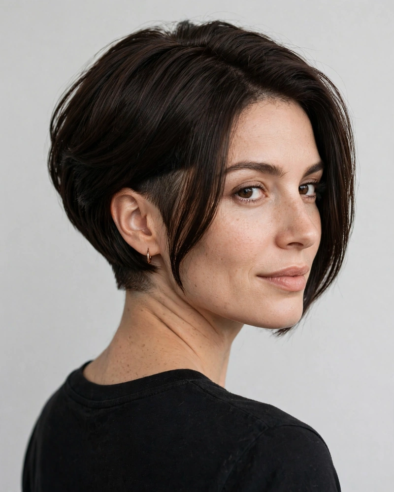 Stacked Bob with a Hidden Undercut - 20 Stacked Bob Haircut Ideas for a Chic New Look Today