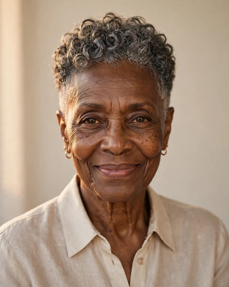 Tapered Pixie Cut with Soft Curls - 17 Hairstyles for Black Women Over 70 to Try Today